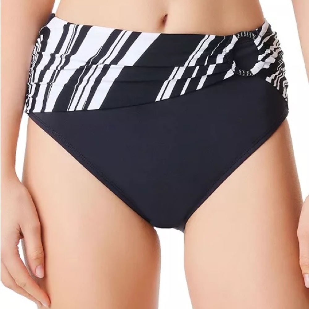 Bleu Rod Beattie High-Waist Bikini Bottom Size 14 Women